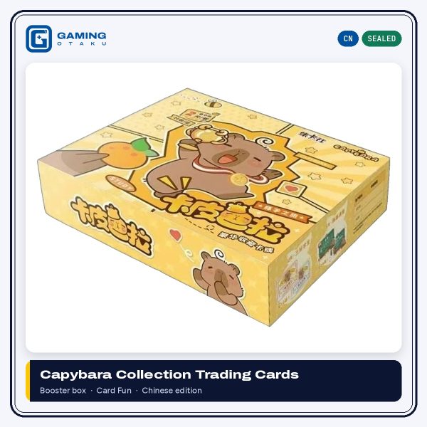 Card Fun Capybara Collection trading cards booster box, sealed, Chinese edition