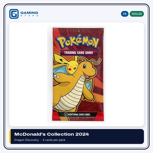 Pokémon McDonald's Collection 2024 Dragon Discovery sealed booster pack