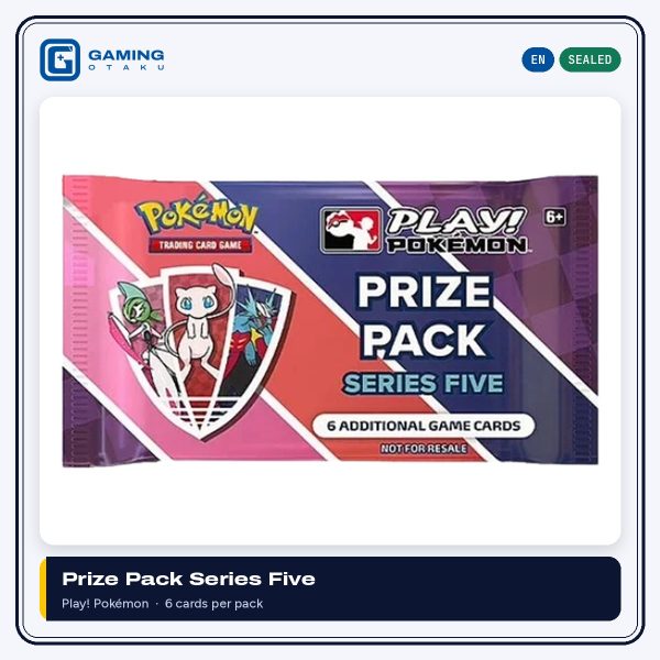 Play! Pokémon Prize Pack Series Five sealed booster pack