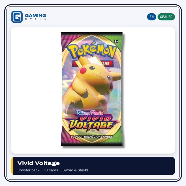 English Pokémon TCG Vivid Voltage sealed booster pack