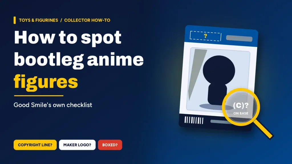 Original graphic of a generic figure window box under a magnifying glass with bootleg checklist tags