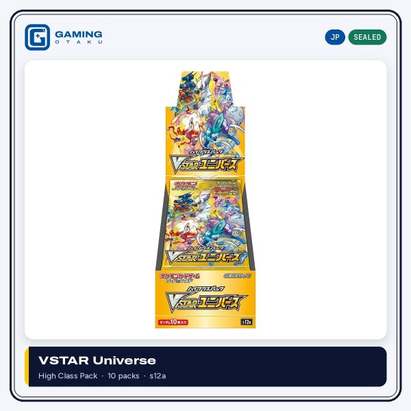 Japanese Pokémon TCG VSTAR Universe s12a sealed booster box